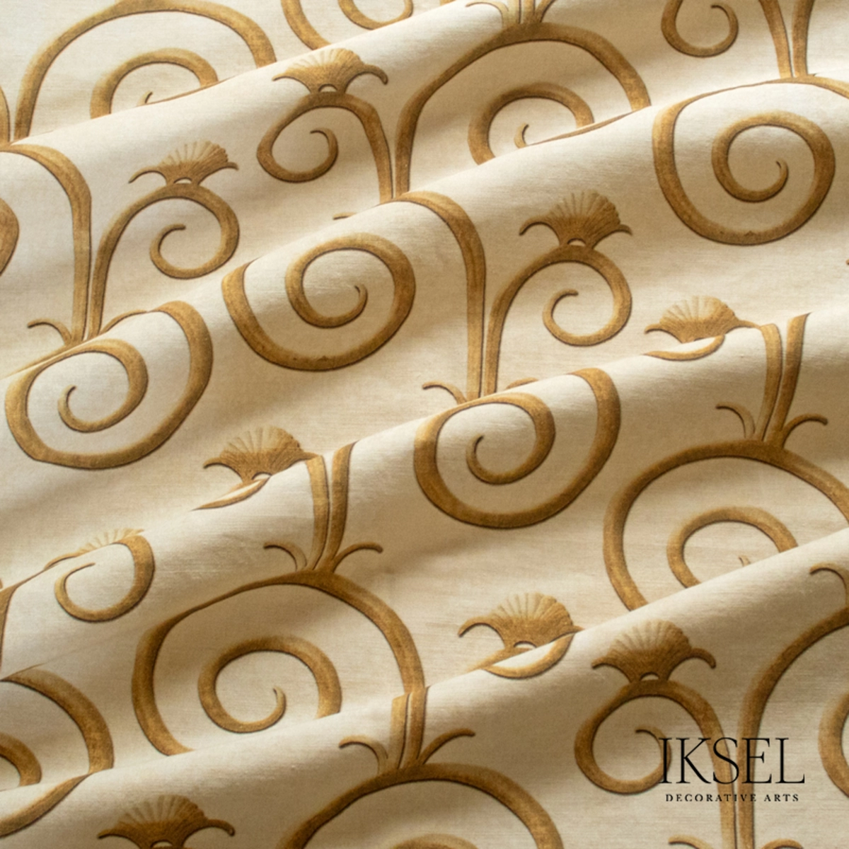 DECO SPIRALS_ CHAMPAGNE