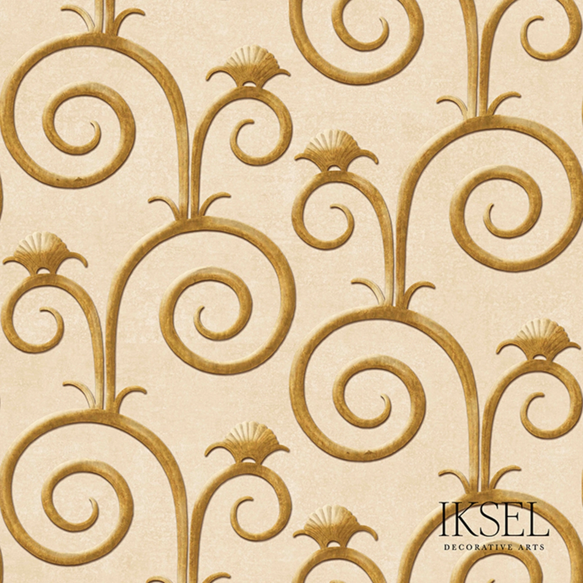 DECO SPIRALS_ CHAMPAGNE