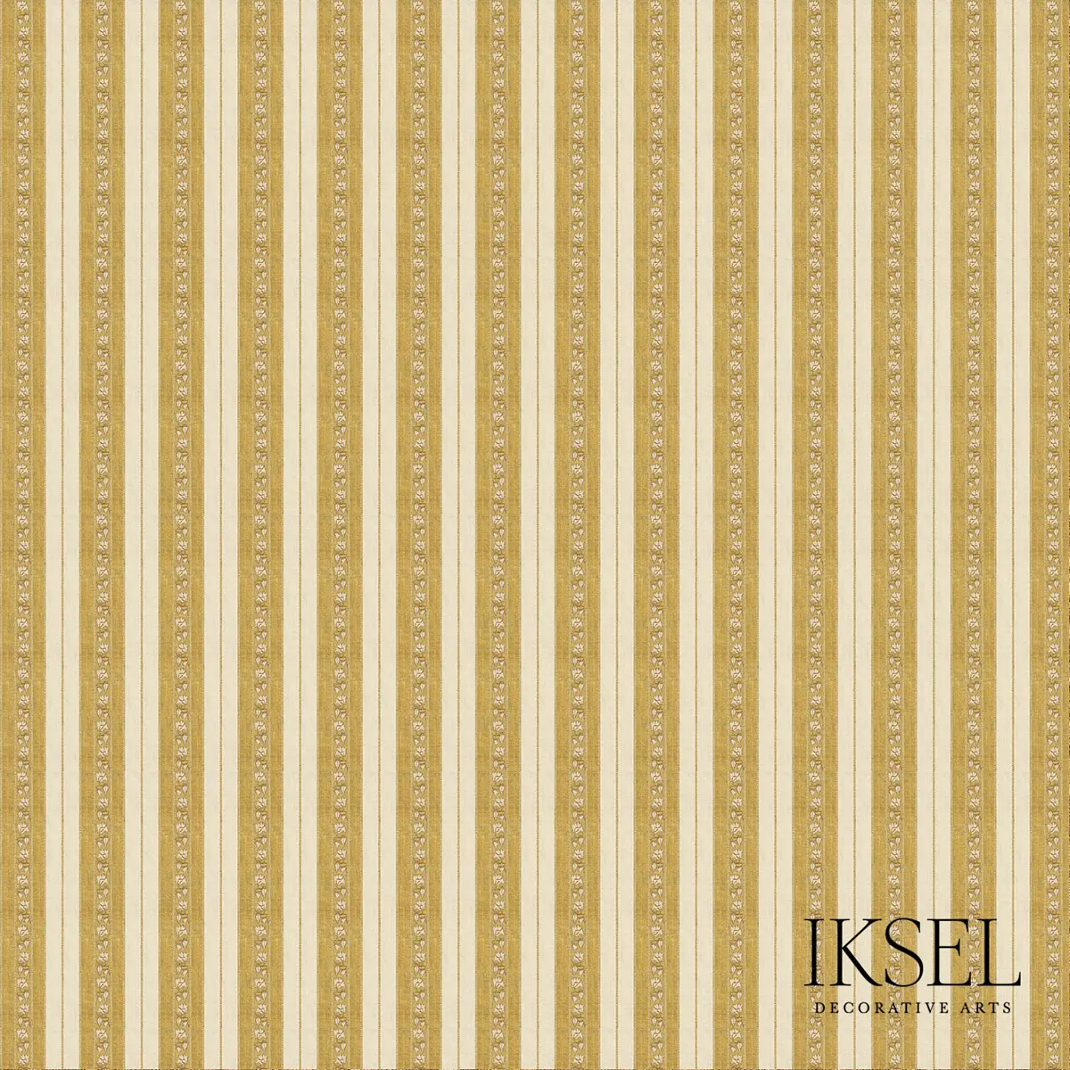 SAFAVID WIDE STRIPE_ GOLD
