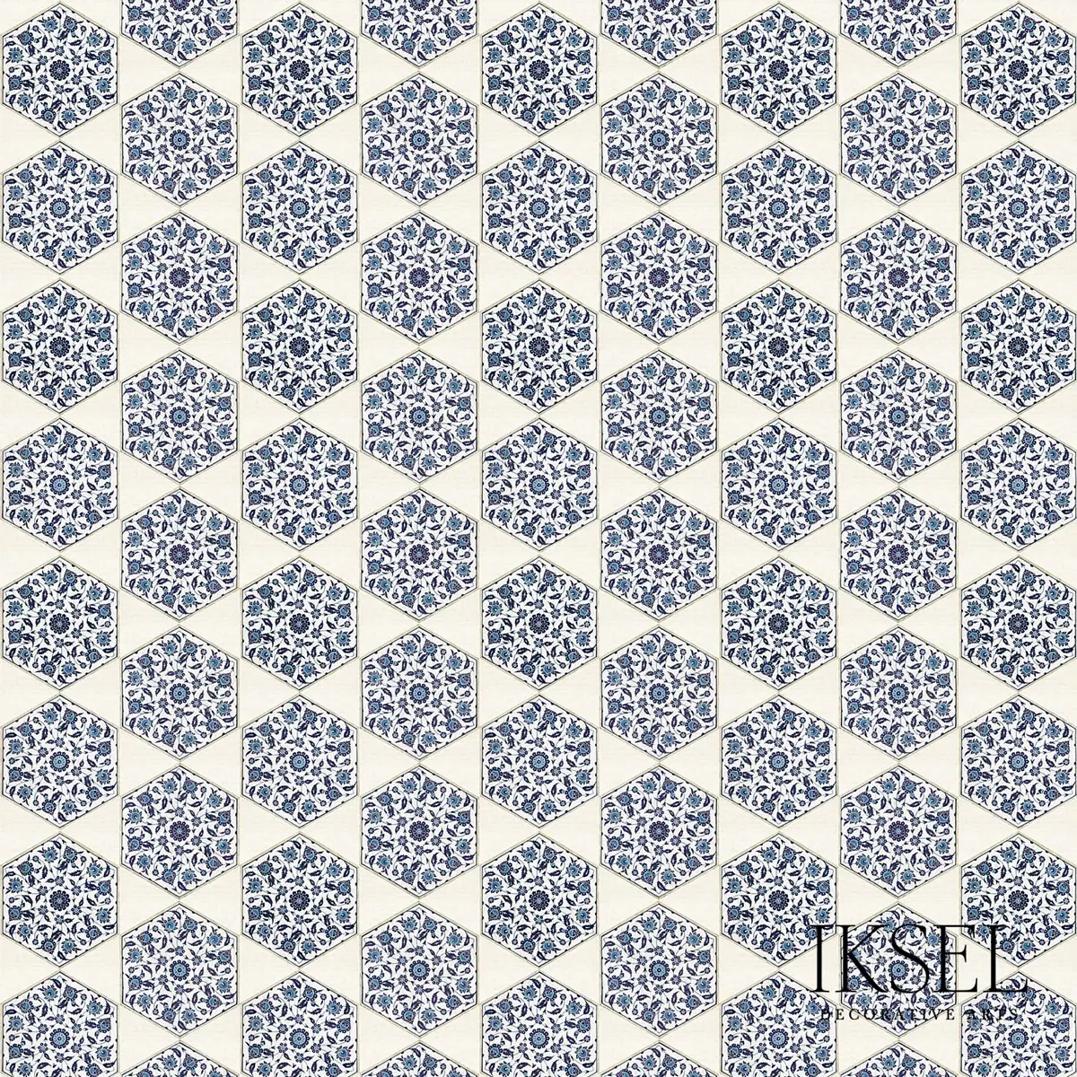 IZNIK HEXAGONAL TILES_ ORIGINAL
