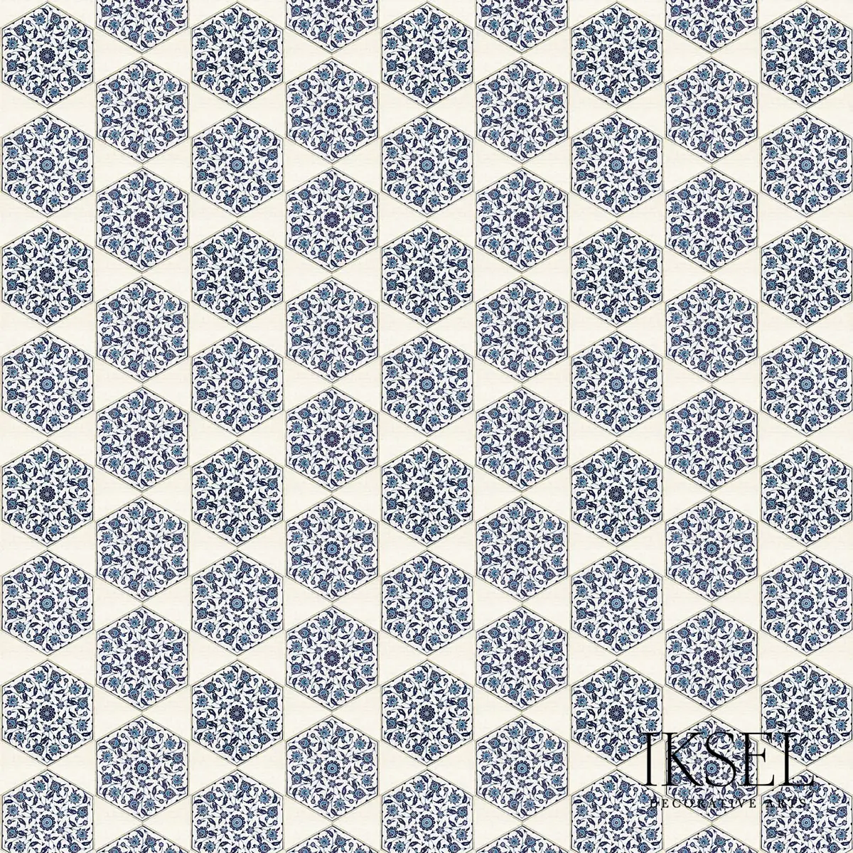 IZNIK HEXAGONAL TILES_ ORIGINAL