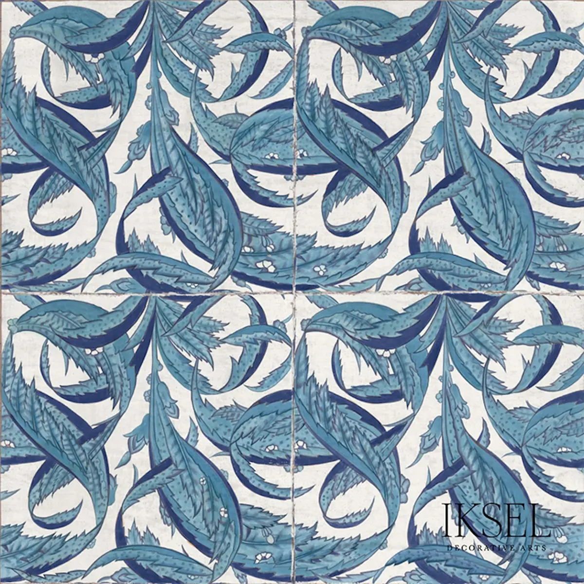 IZNIK LEAVES_ IZNIK BLUE