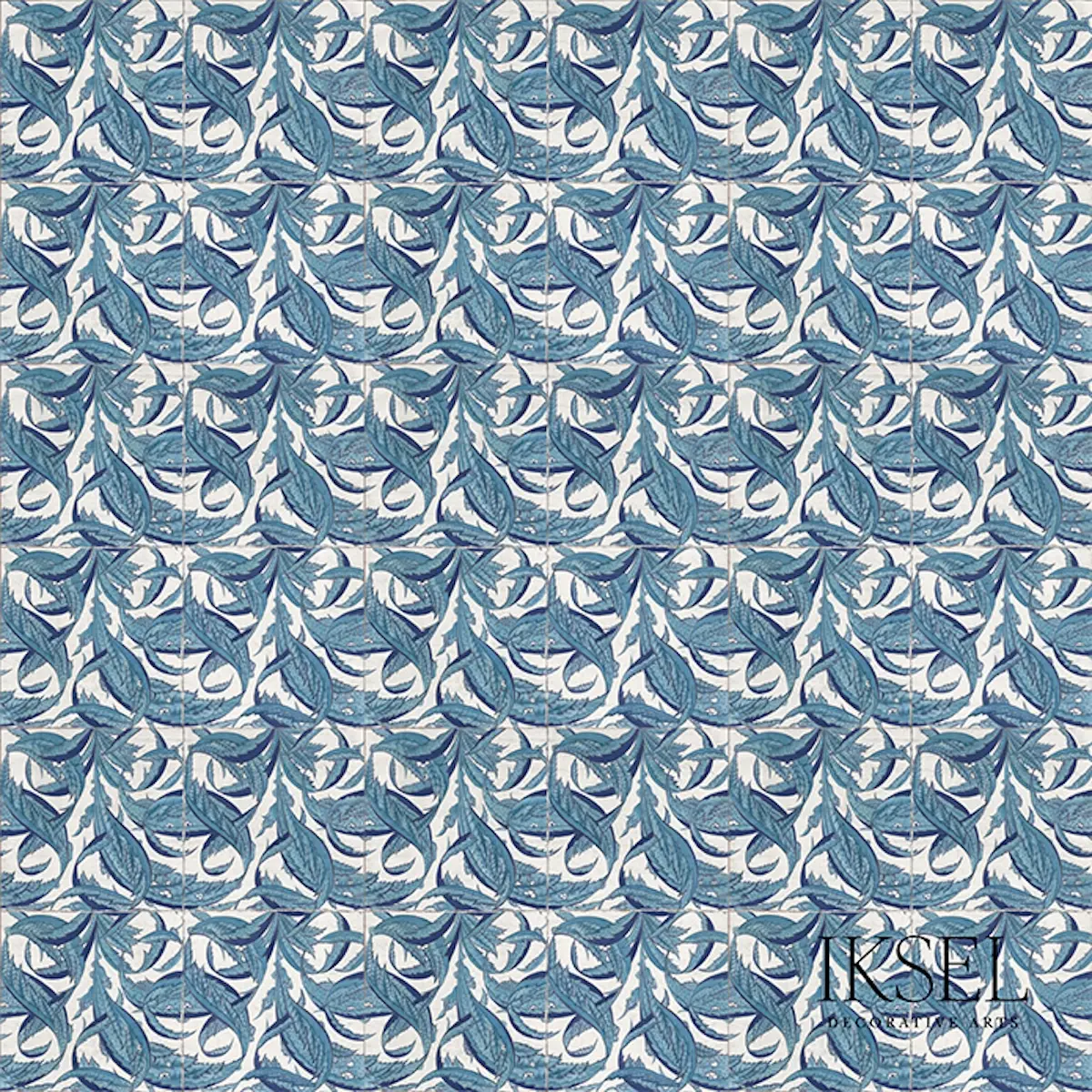 IZNIK LEAVES_ IZNIK BLUE