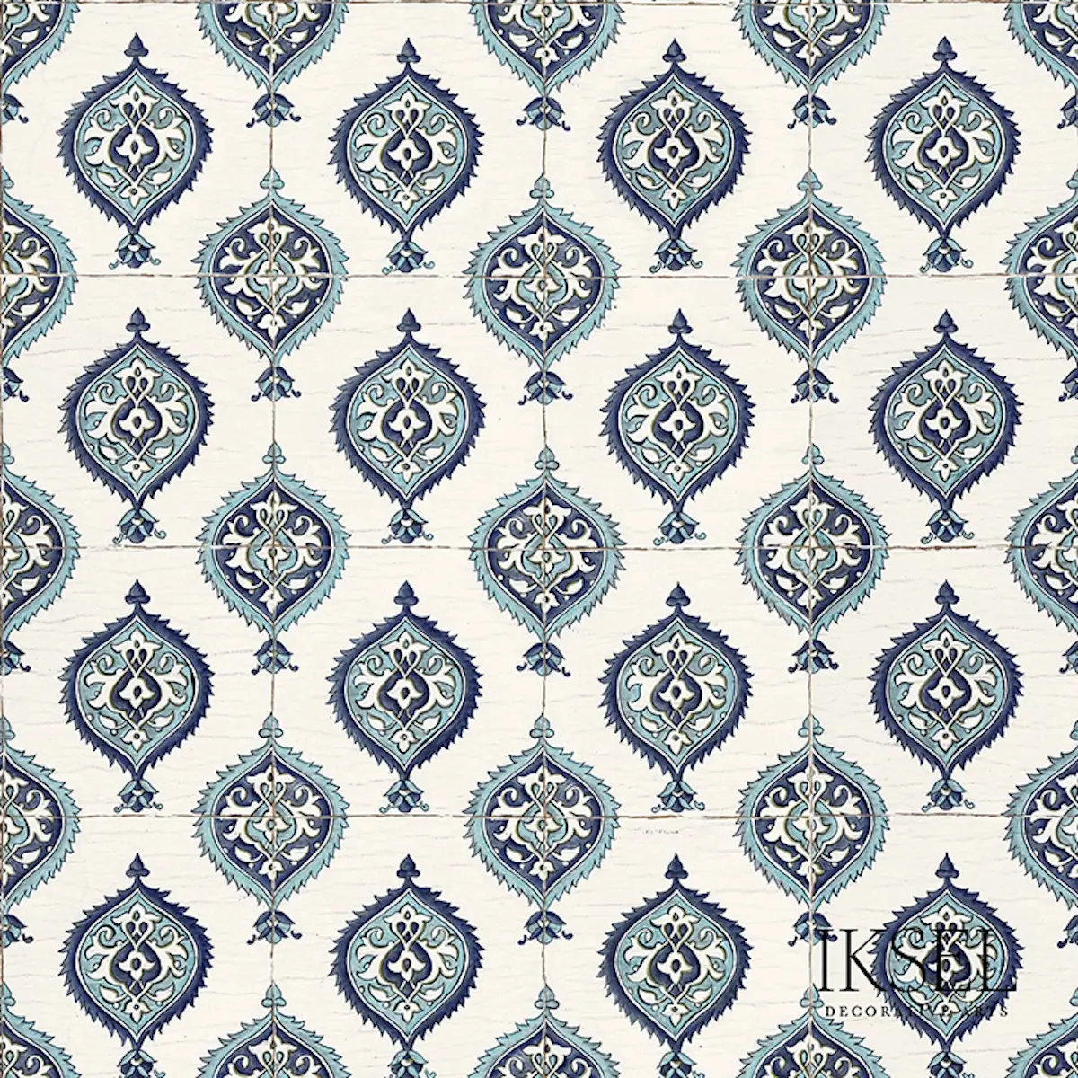 IZNIK MEDALLIONS_ IZNIK BLUE