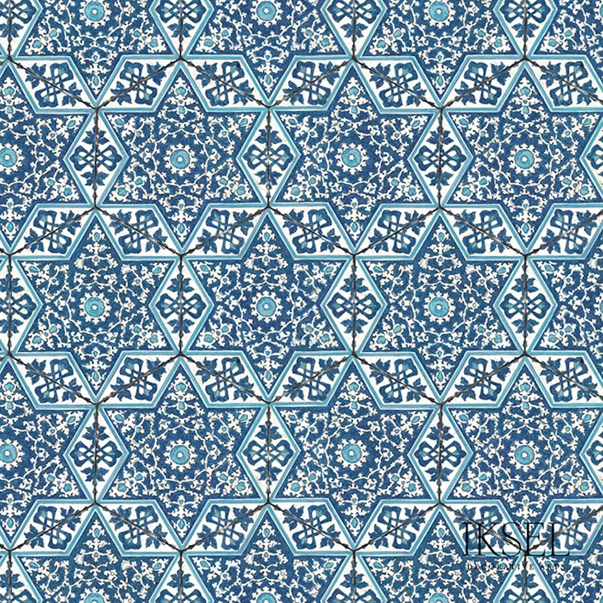 IZNIK CEMIL STAR_ IZNIK BLUE
