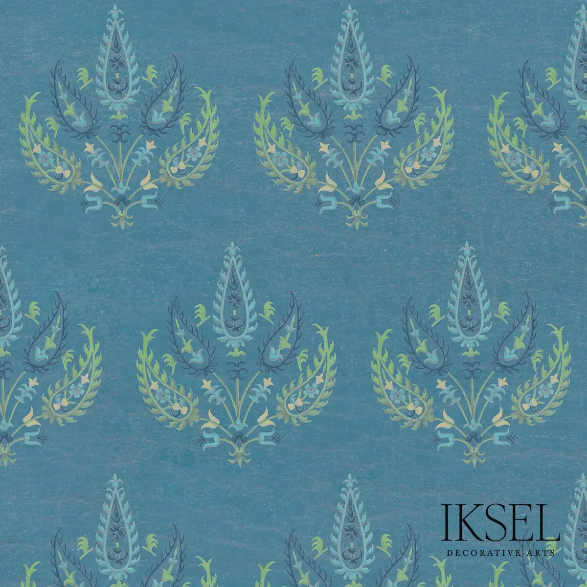 EMBROIDERED FLOWERS_ DENIM BLUE