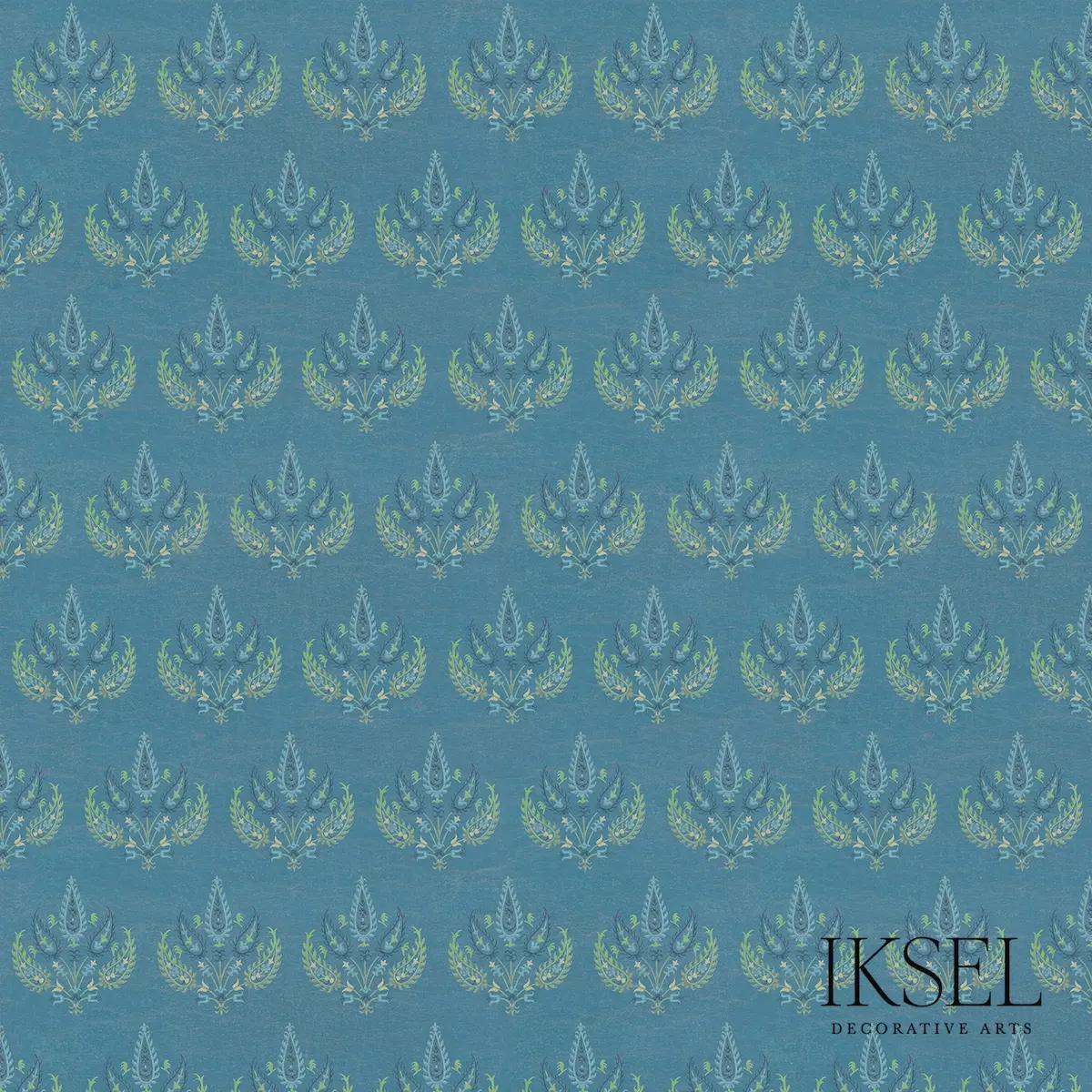 EMBROIDERED FLOWERS_ DENIM BLUE