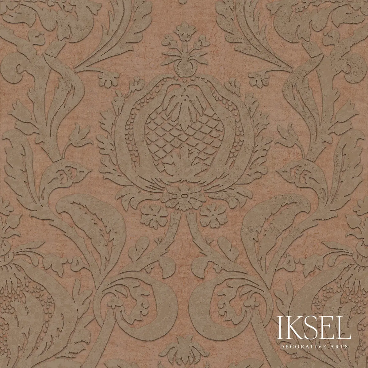Pomegranate Damask_ MOKA-TAUPE