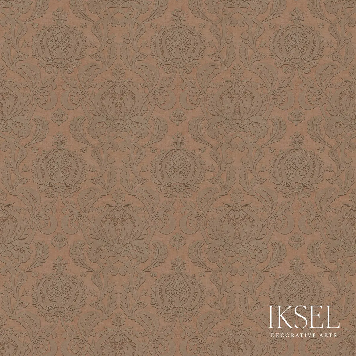 Pomegranate Damask_ MOKA-TAUPE