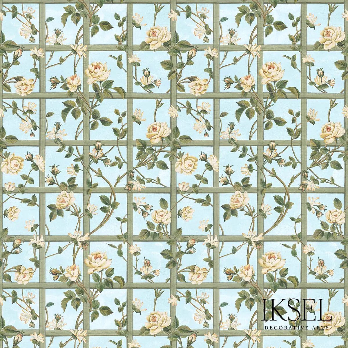 ROSE TRELLIS_ MULTICOLOR