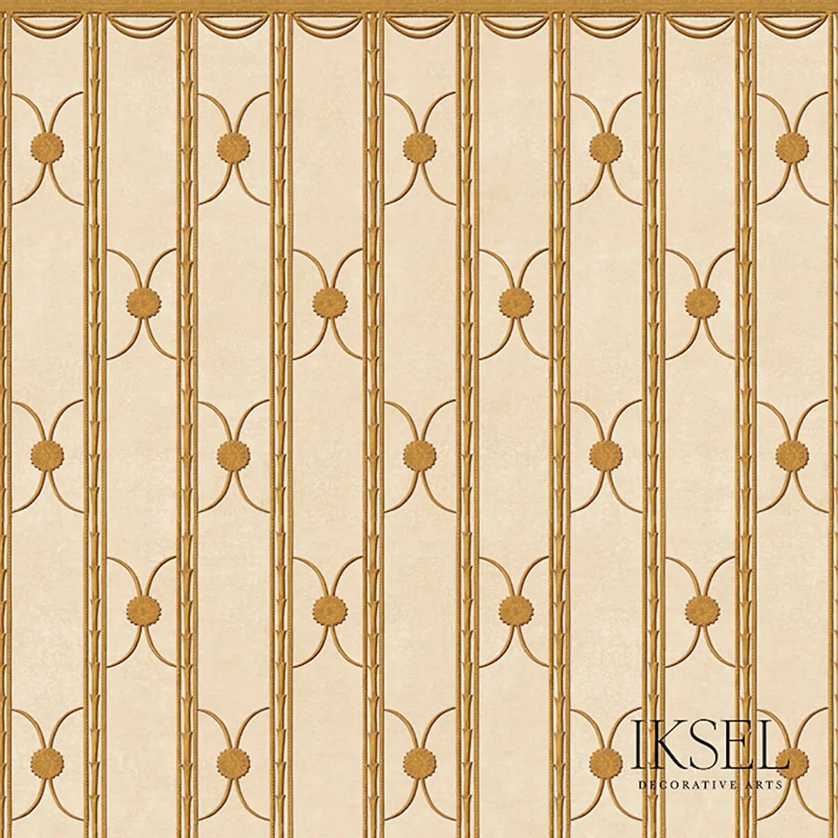 Deco Stripe_ CHAMPAGNE