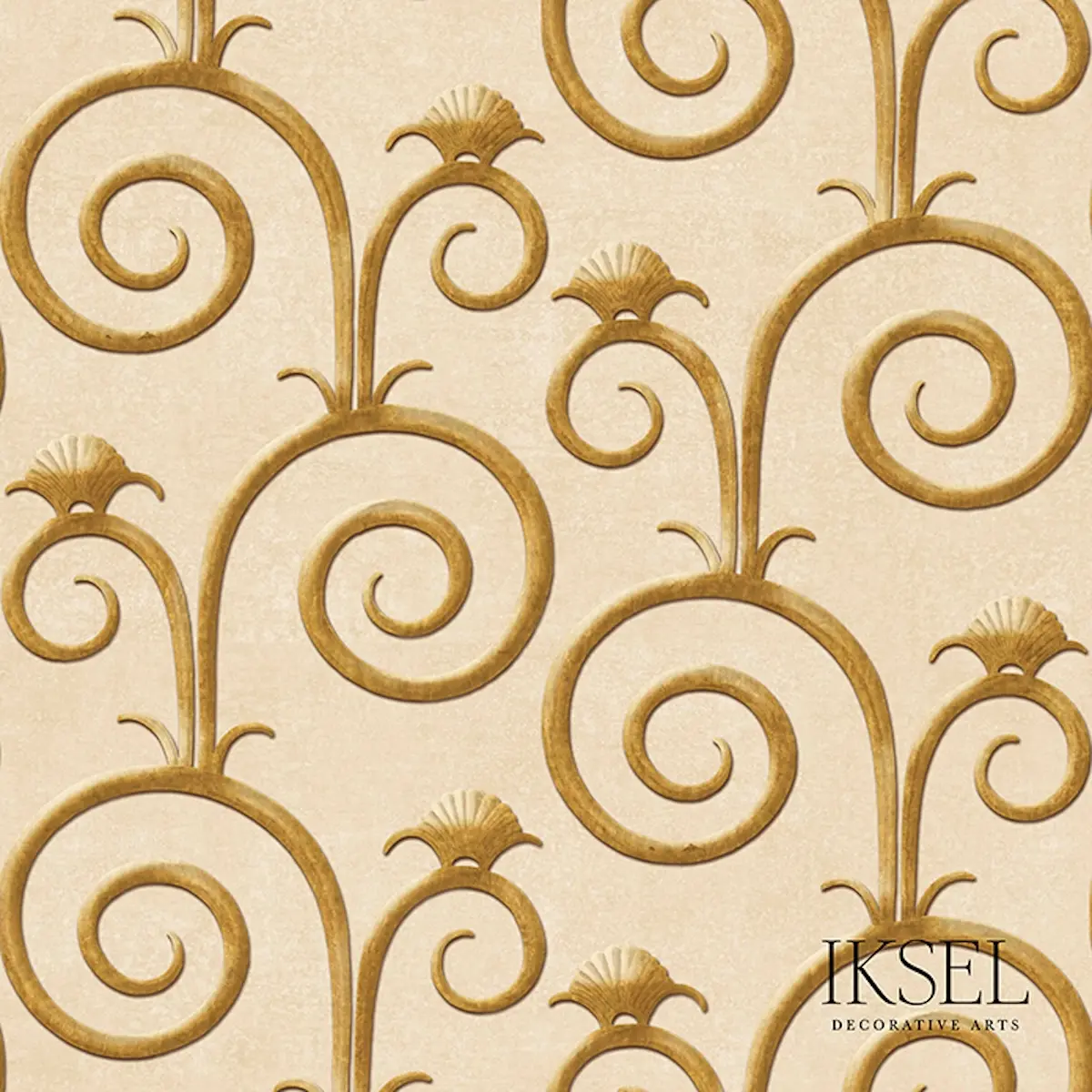 Deco Spirals Large_ CHAMPAGNE