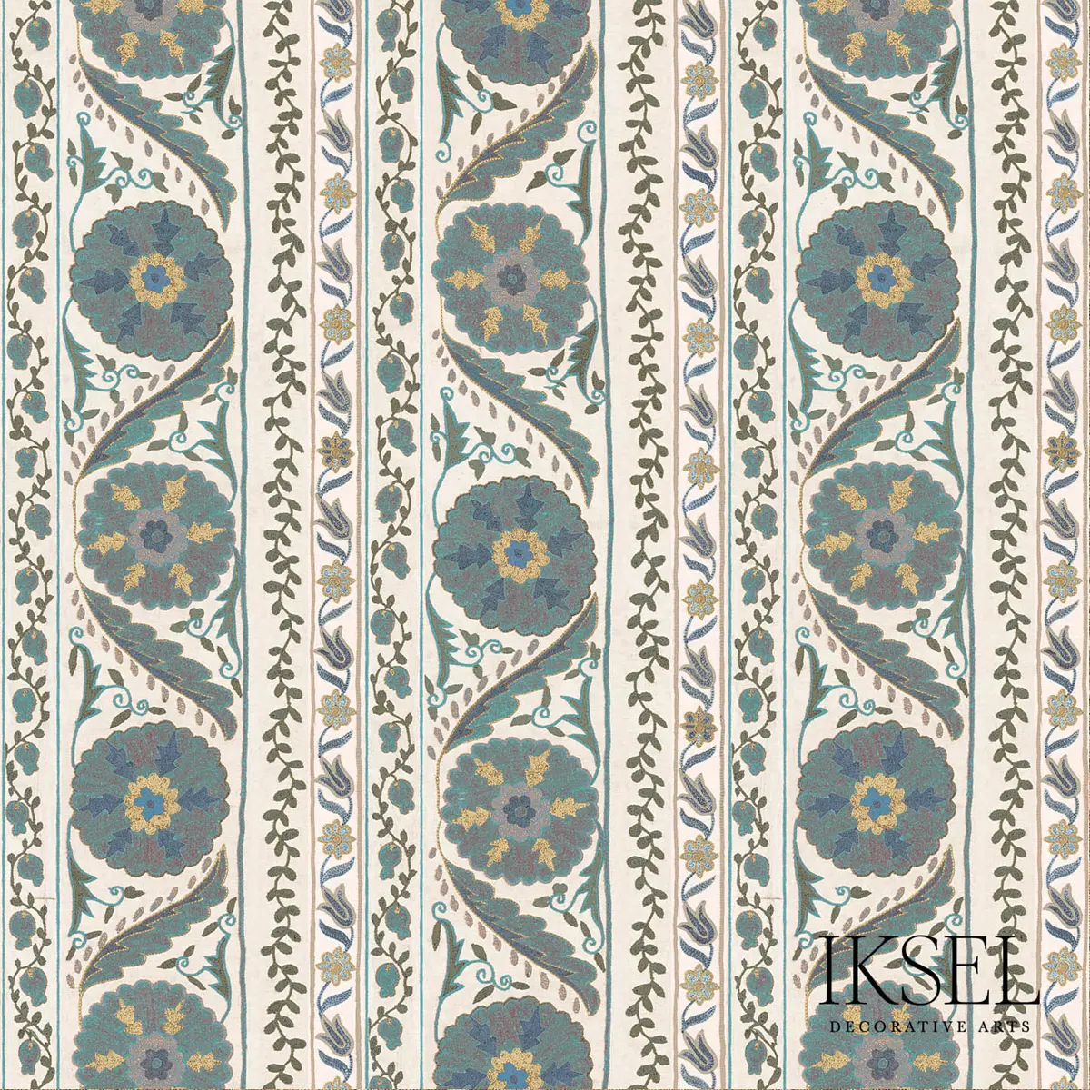 Suzani Borders_ BLUES