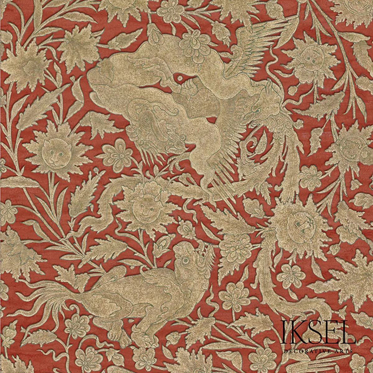 BUKHARA_ VERMILION-BRONZE
