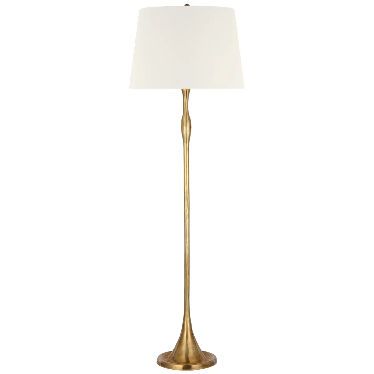 Romero Floor Lamp, Antique Brass_ HAND-RUBBED ANTIQUE BRASS