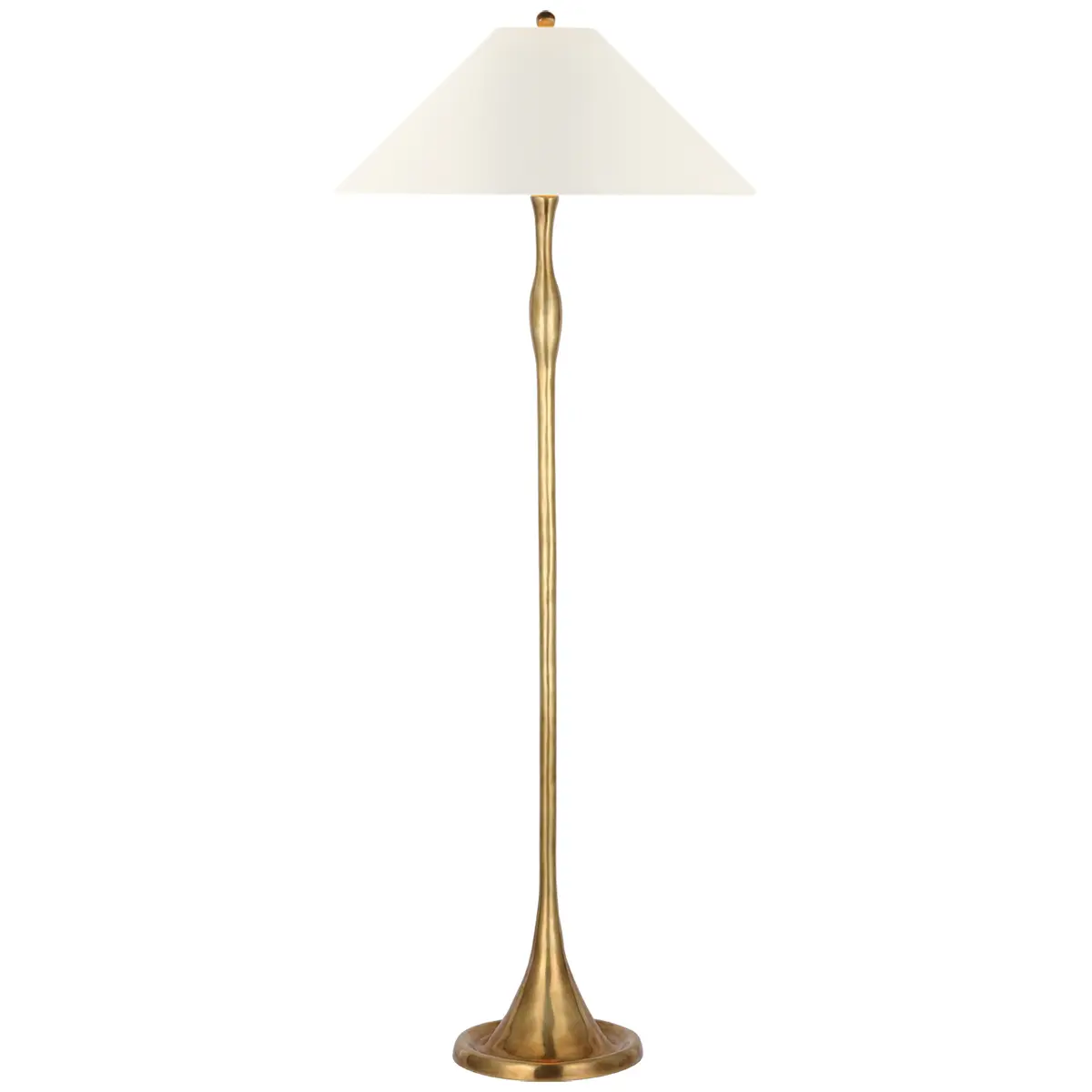 Romero Floor Lamp, Antique Brass_ HAND-RUBBED ANTIQUE BRASS