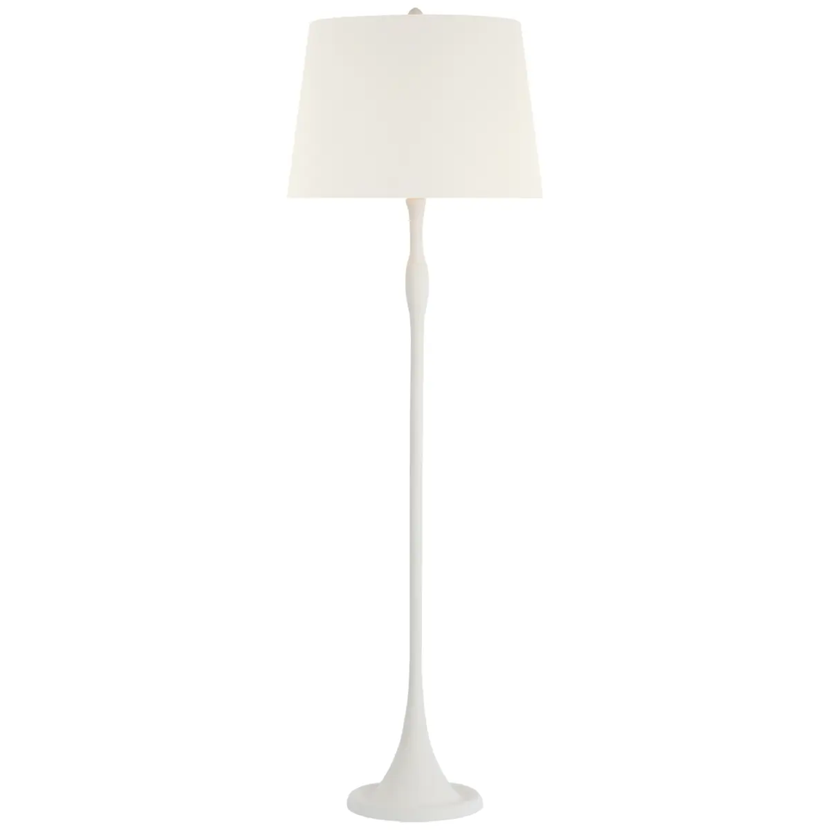 Romero Floor Lamp, Plaster White_ LINEN