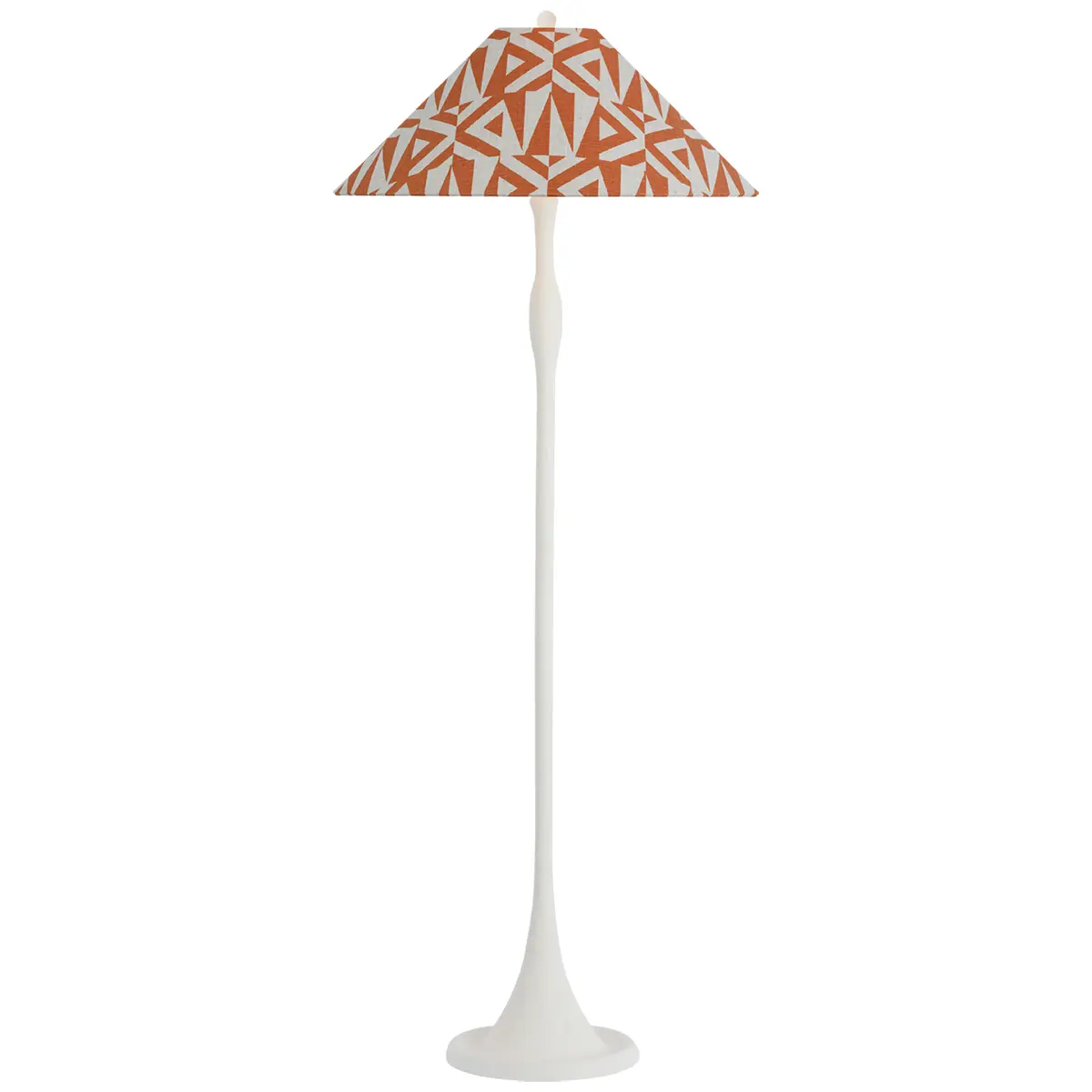 Romero Floor Lamp, Plaster White_ AMERO IN BRICK