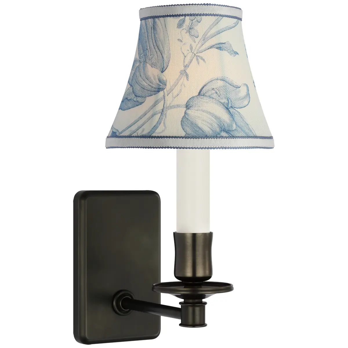 Tara Small Sconce, Bronze_ TOILE DE FLEURS IN DELFT