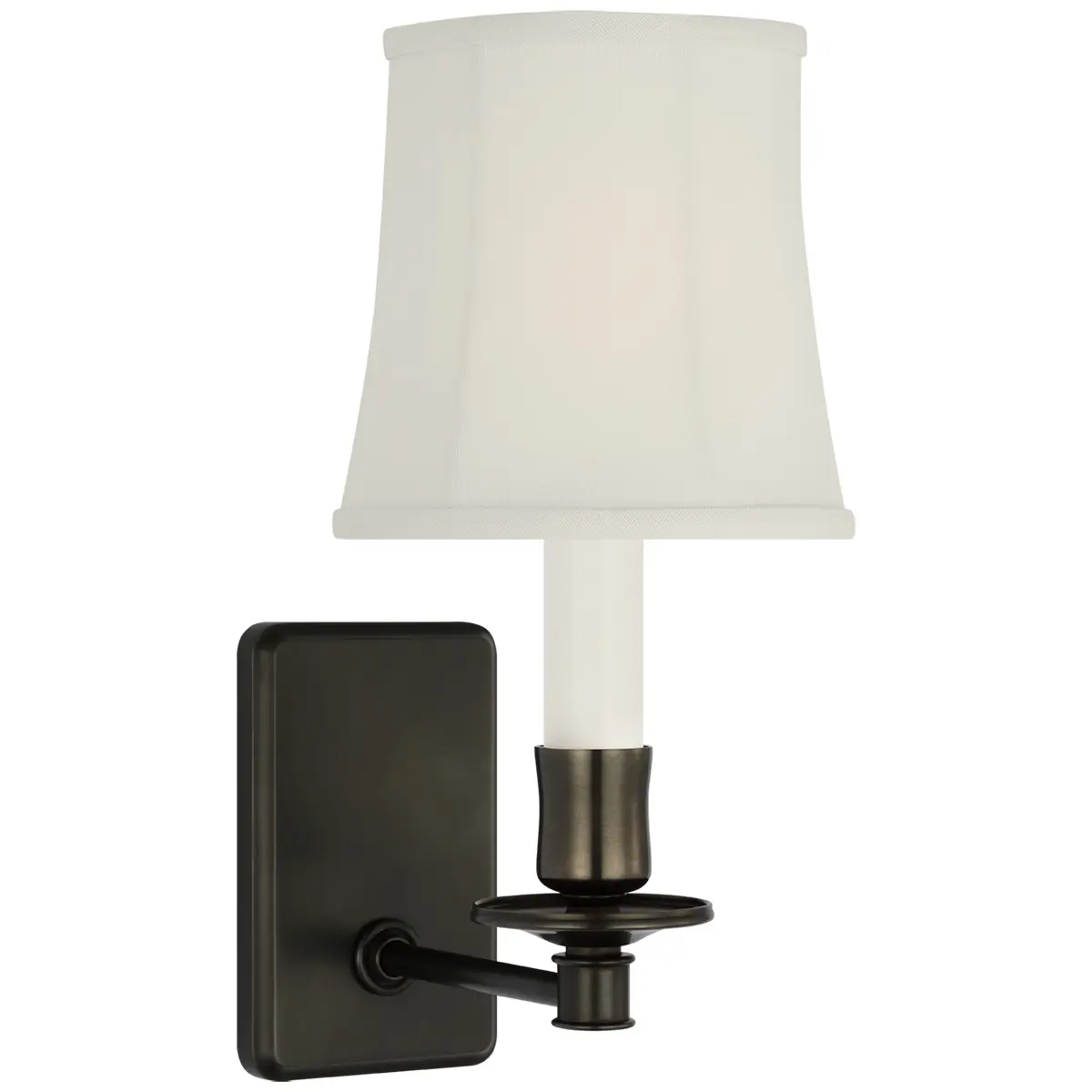 Tara Small Sconce, Bronze_ CHAMPAGNE SILK