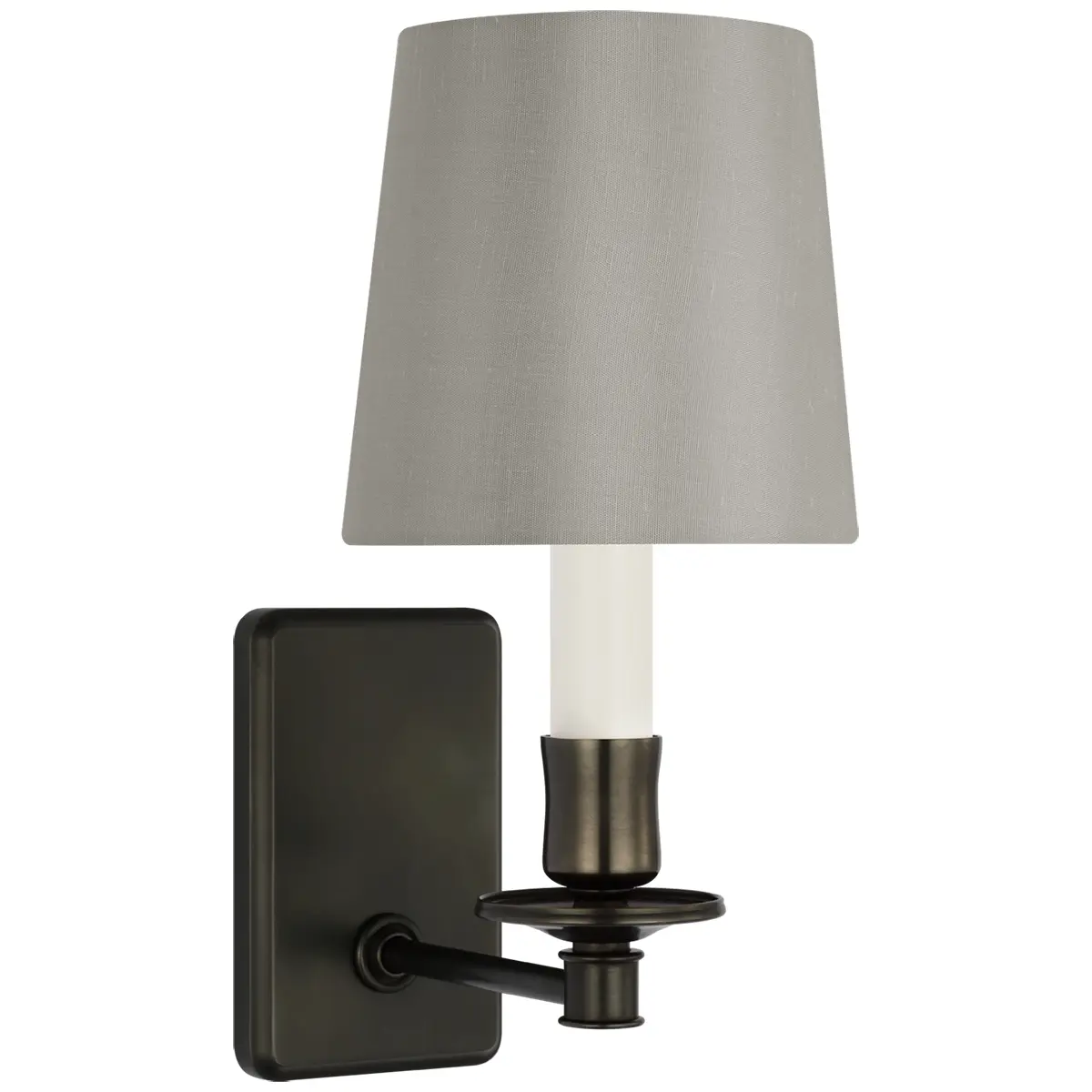 Tara Small Sconce, Bronze_ MIST SILK