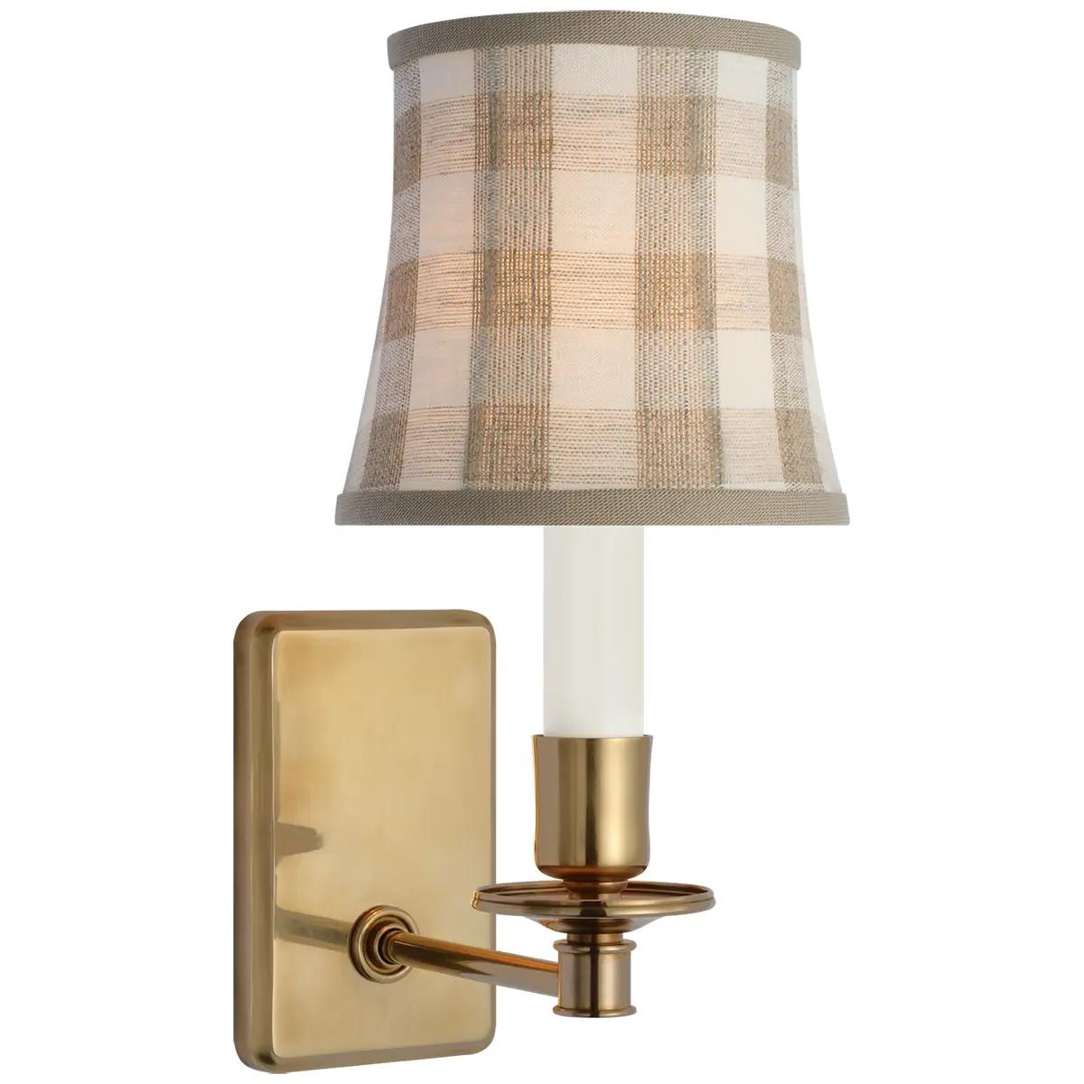 Tara Small Sconce, Antique Brass_ SIDNEY CHECK IN NATURAL