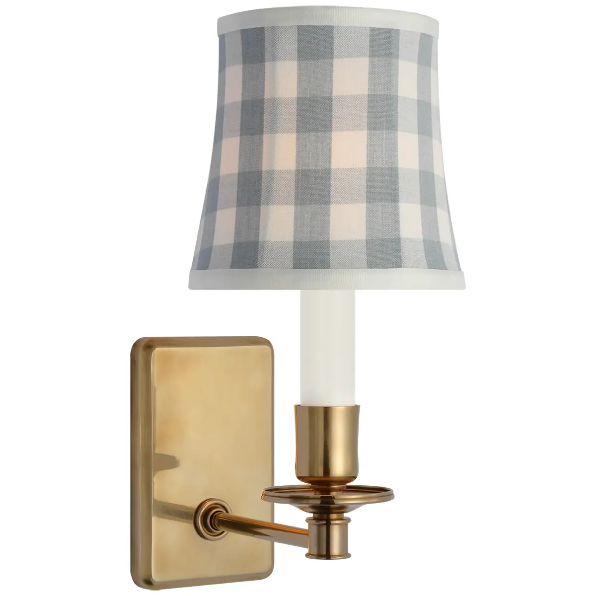 Tara Small Sconce, Antique Brass_ ELTON CHECK IN SKY