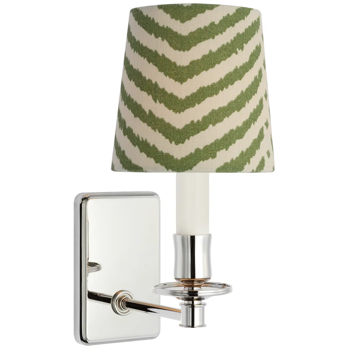 Tara Small Sconce, Polished Nickel_ LA JOLLA IN VERDE