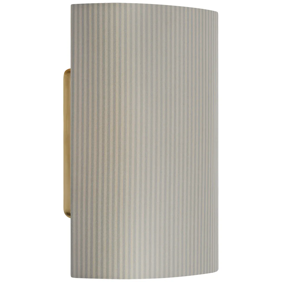 Maeve 8" Shield Sconce_ CHAREE SILK STRIPE, LIGHT BLUE