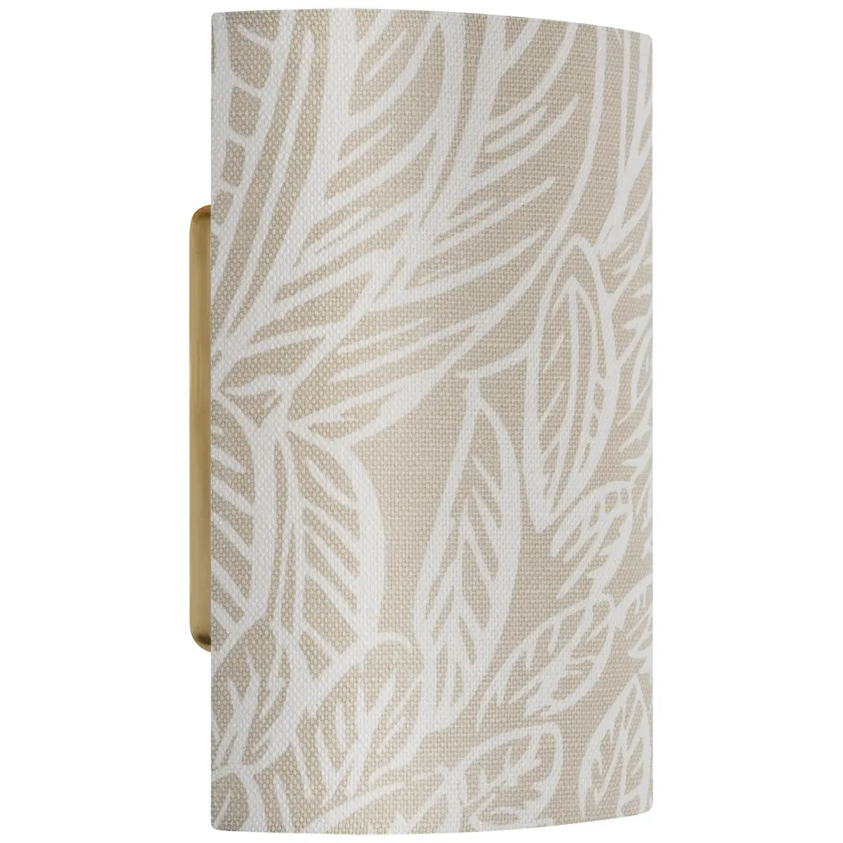 Maeve 8" Shield Sconce_ FEATHERFEST IN NATURAL