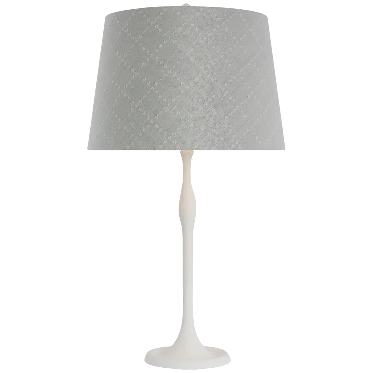 Romero Table Lamp, Plaster White_ ELIN CHECK IN SKY
