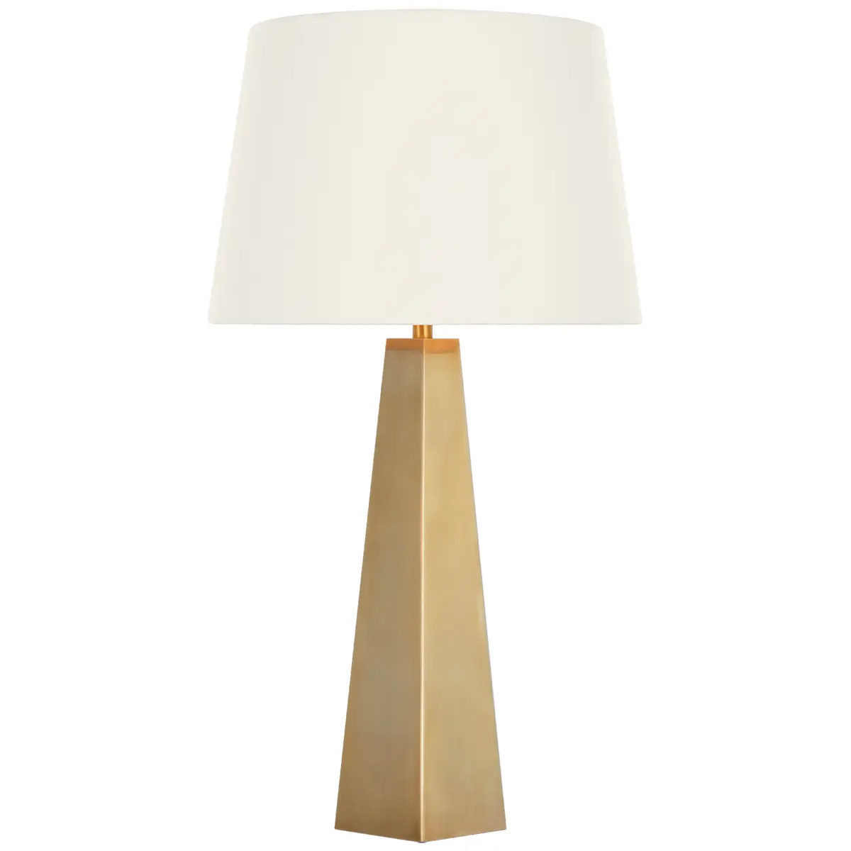 Zoran Table Lamp, Antique Brass_ LINEN