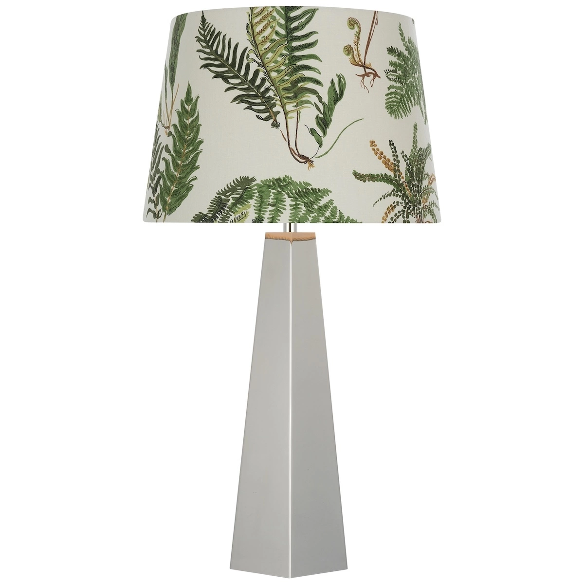 Zoran Table Lamp, Polished Nickel_ LES FOUGERES IN DOCUMENT