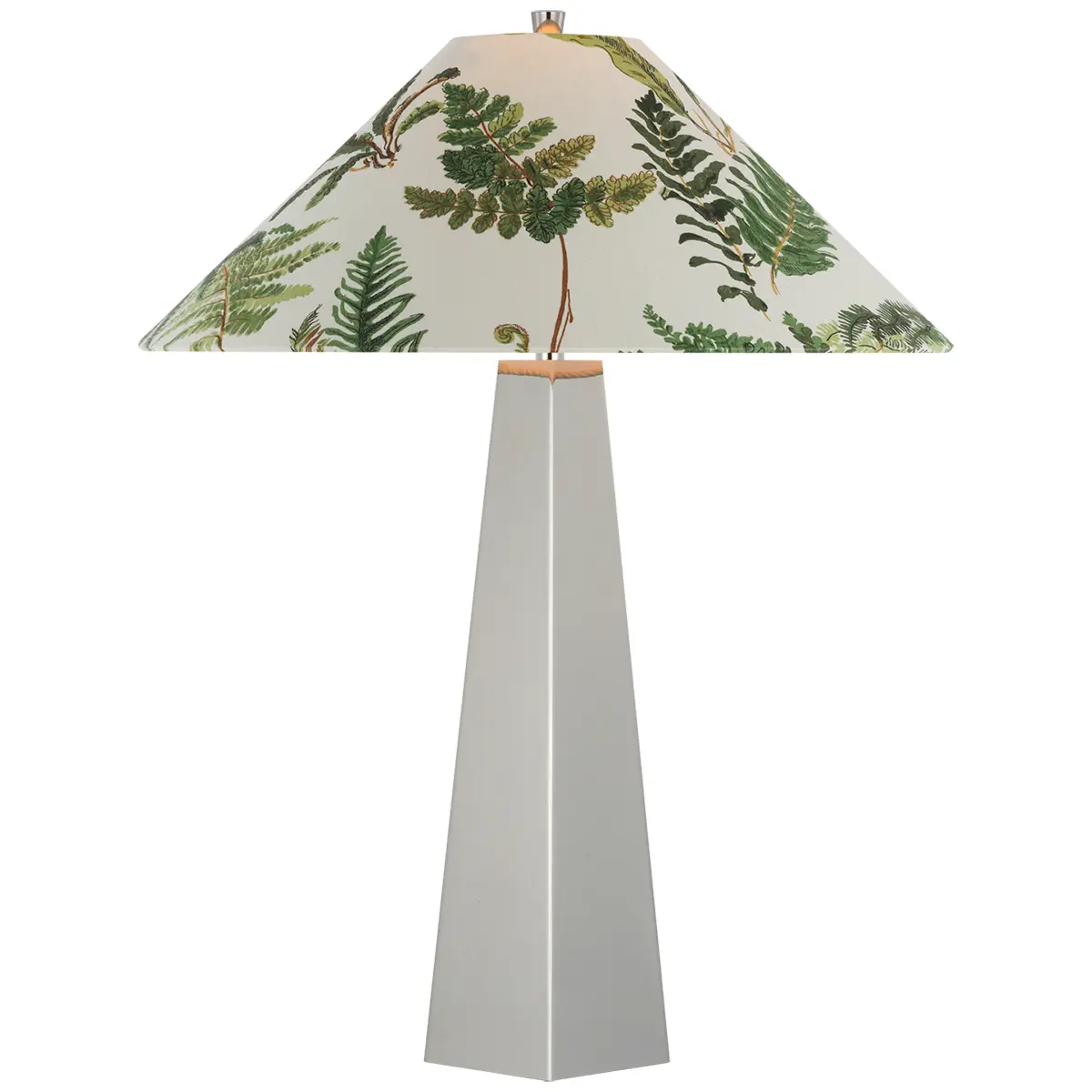 Zoran Table Lamp, Polished Nickel_ LES FOUGERES IN DOCUMENT