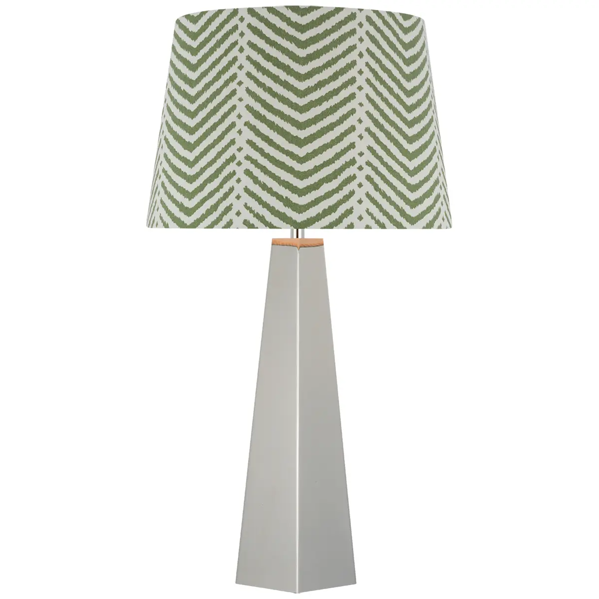 Zoran Table Lamp, Polished Nickel_ LA JOLLA IN VERDE