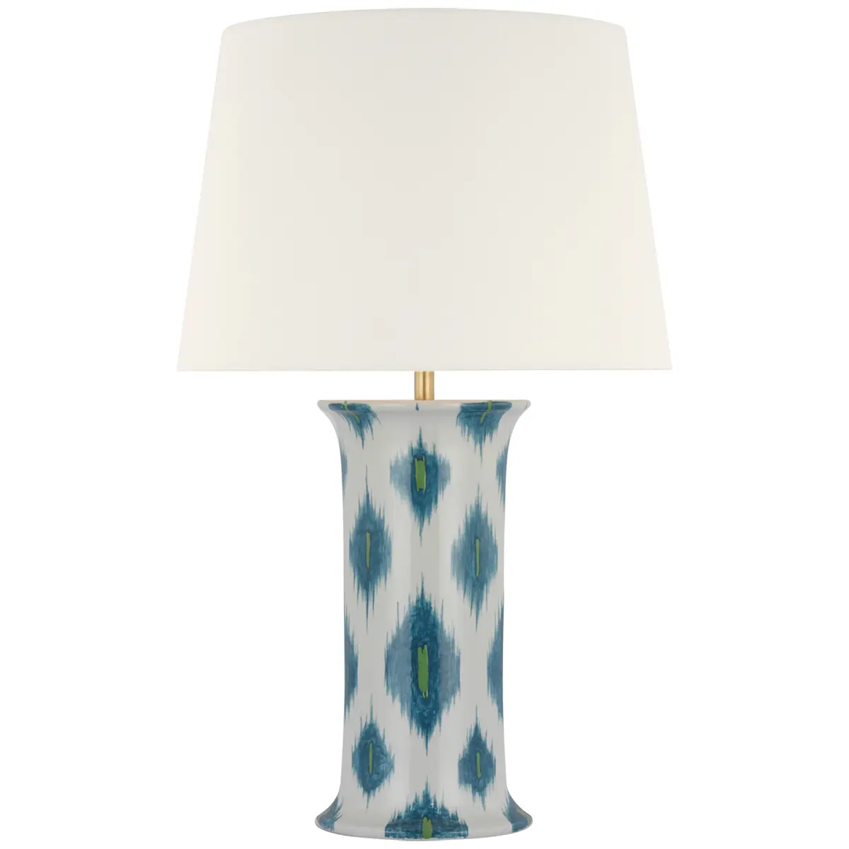 Mallory Medium Table Lamp, Ikat_ PRESIDIO IKAT IN PEACOCK