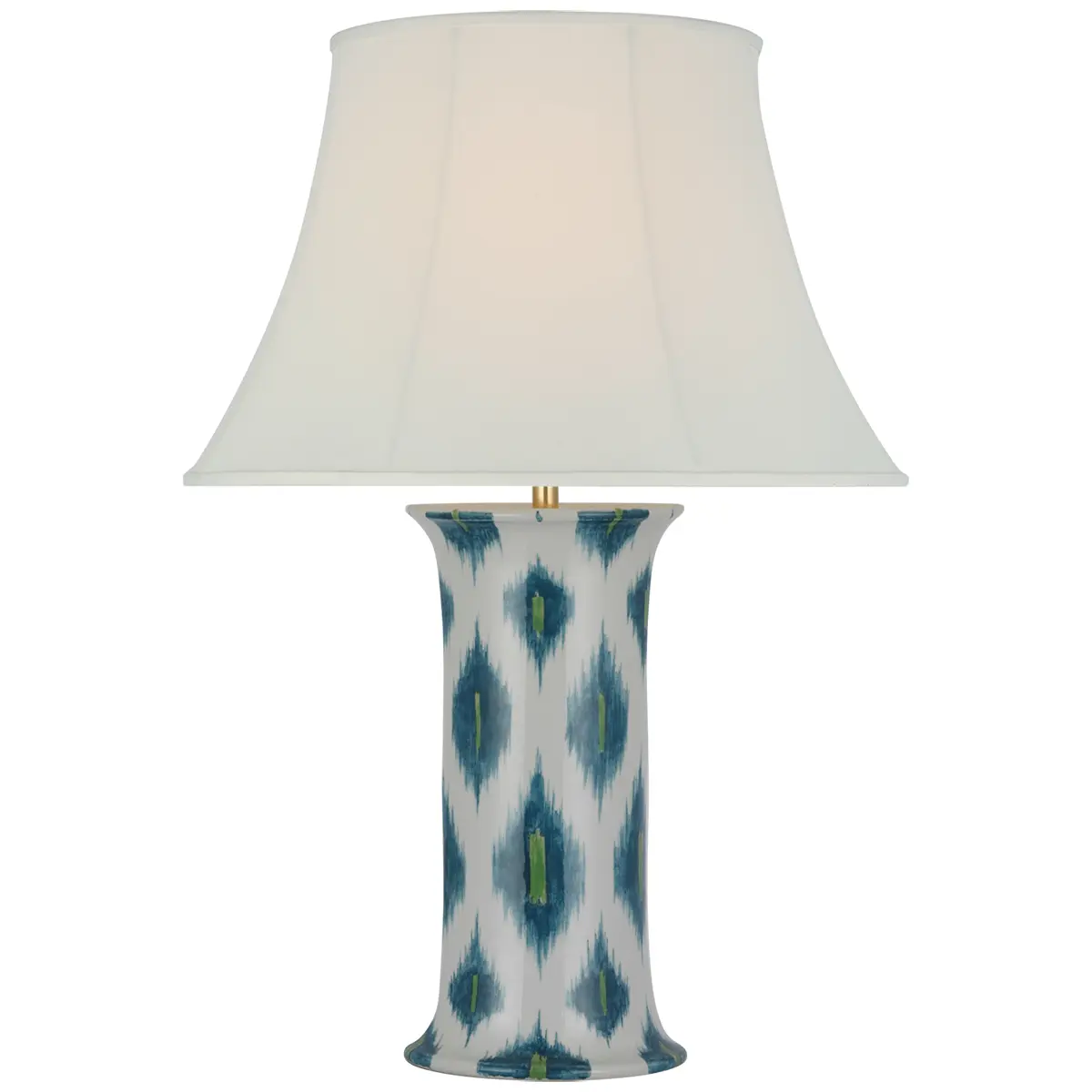 Mallory Medium Table Lamp, Ikat_ PRESIDIO IKAT IN PEACOCK