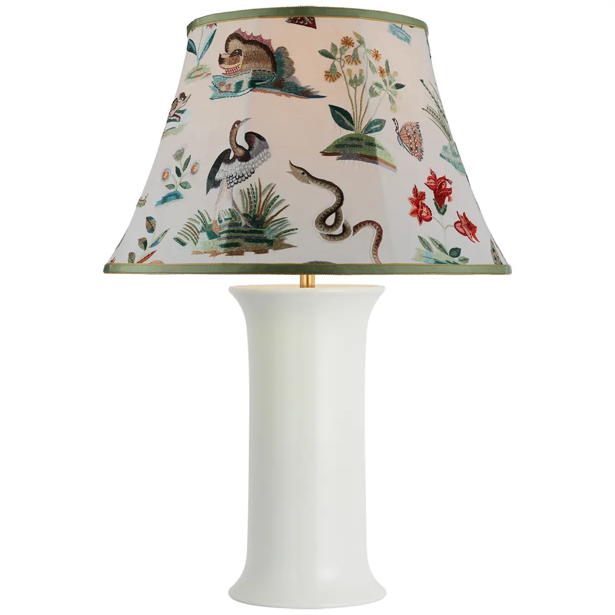 Mallory Medium Table Lamp_ WHITE PORCELAIN, ROYAL SILK