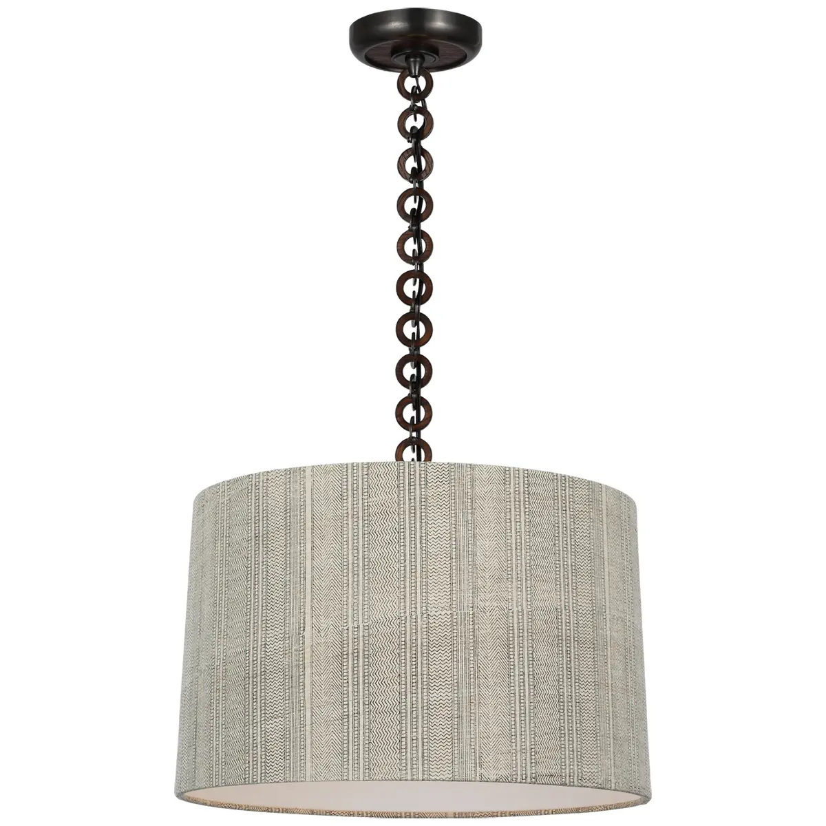 Evelyn Hanging Shade, Mohave_ BRONZE & NATURAL OAK