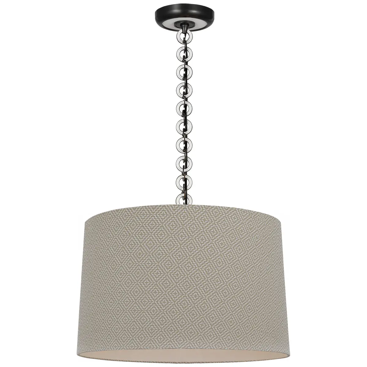 Evelyn Hanging Shade, Soho Weave_ BRONZE & WHITE OAK