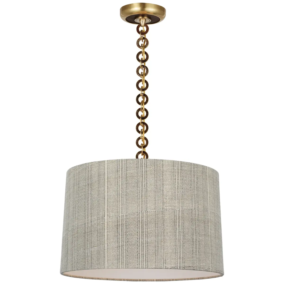 Evelyn Hanging Shade, Mohave_ ANTIQUE BRASS & NATURAL OAK