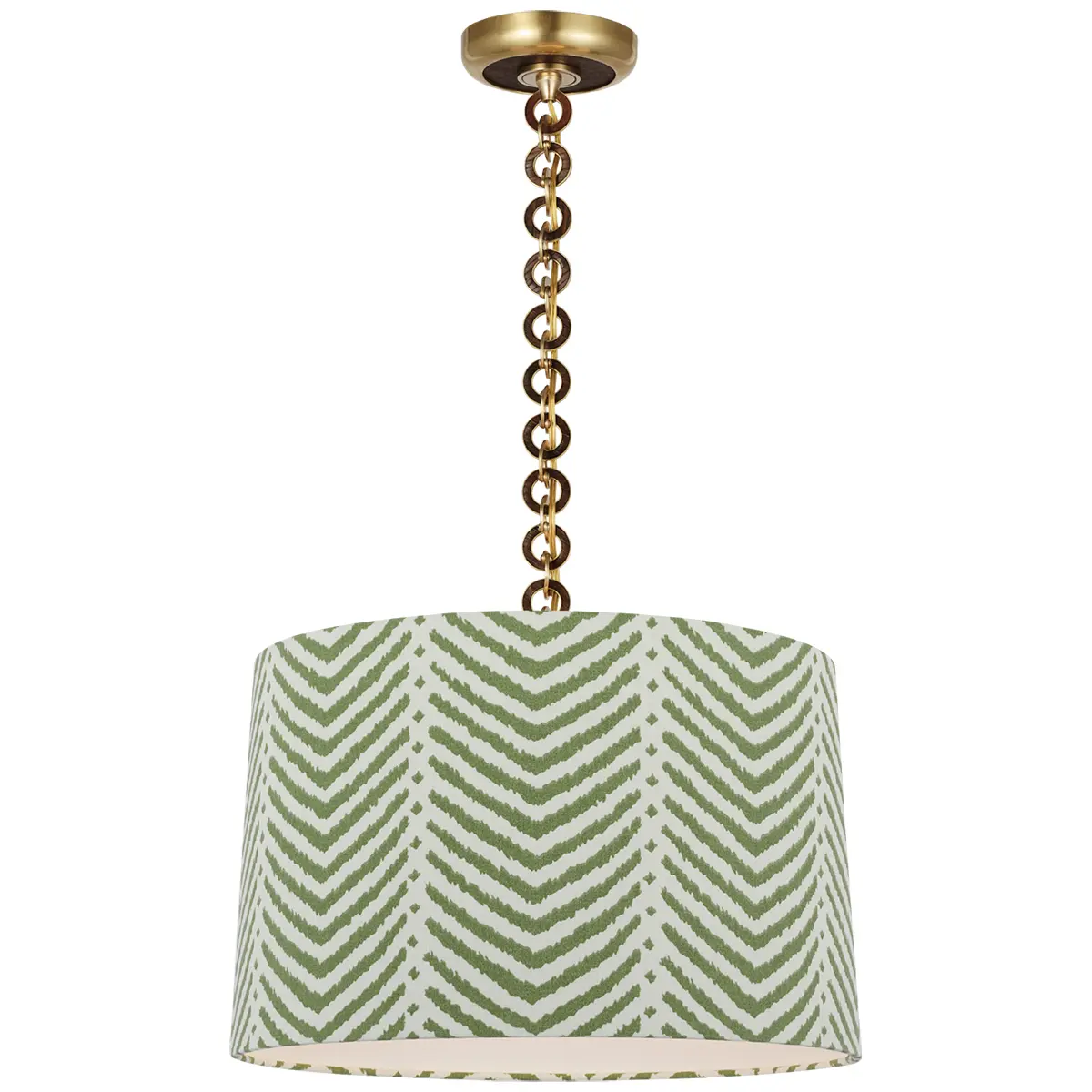 Evelyn Hanging Shade, La Jolla_ ANTIQUE BRASS & NATURAL OAK