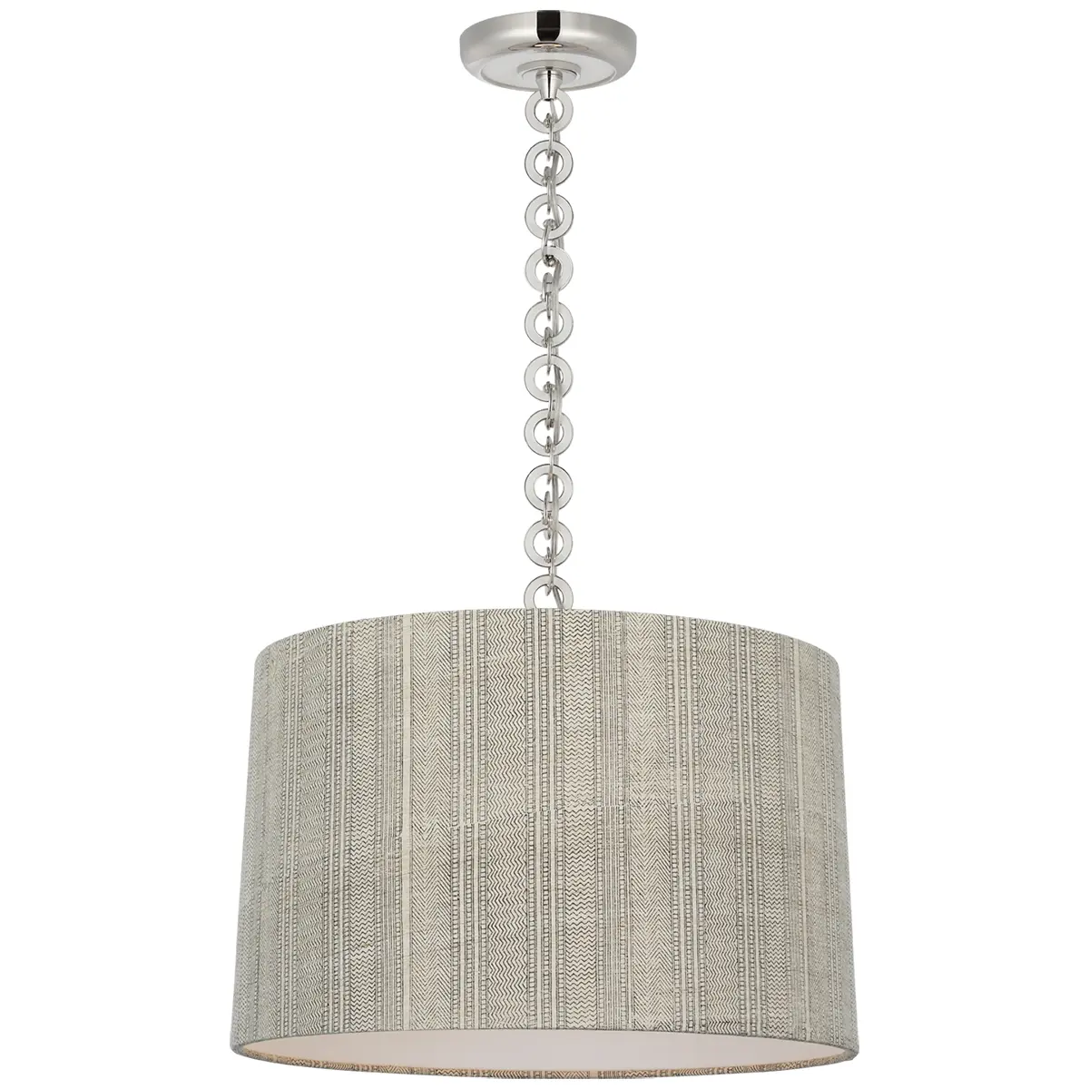 Evelyn Hanging Shade, Mohave_ POLISHED NICKEL & WHITE OAK