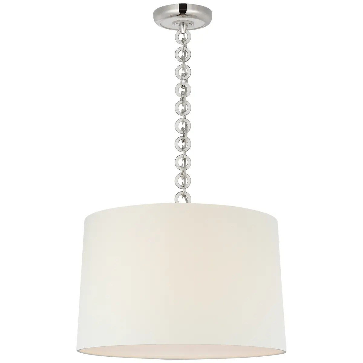Evelyn Hanging Shade, Linen_ POLISHED NICKEL & WHITE OAK