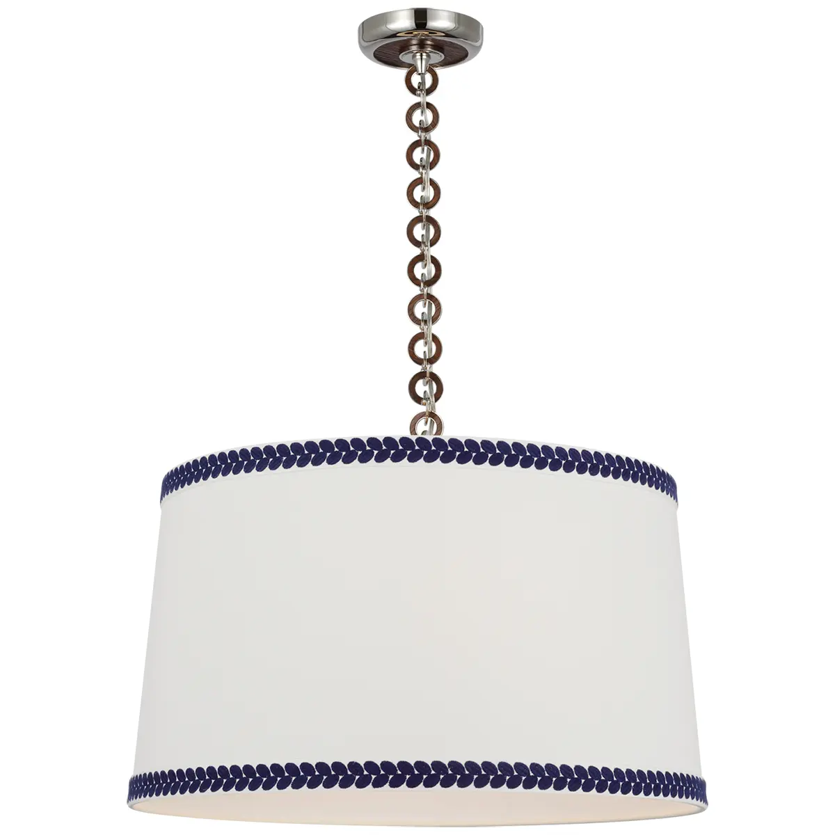 Evelyn Hanging Shade, Berkeley Tape_ POLISHED NICKEL & NATURAL OAK