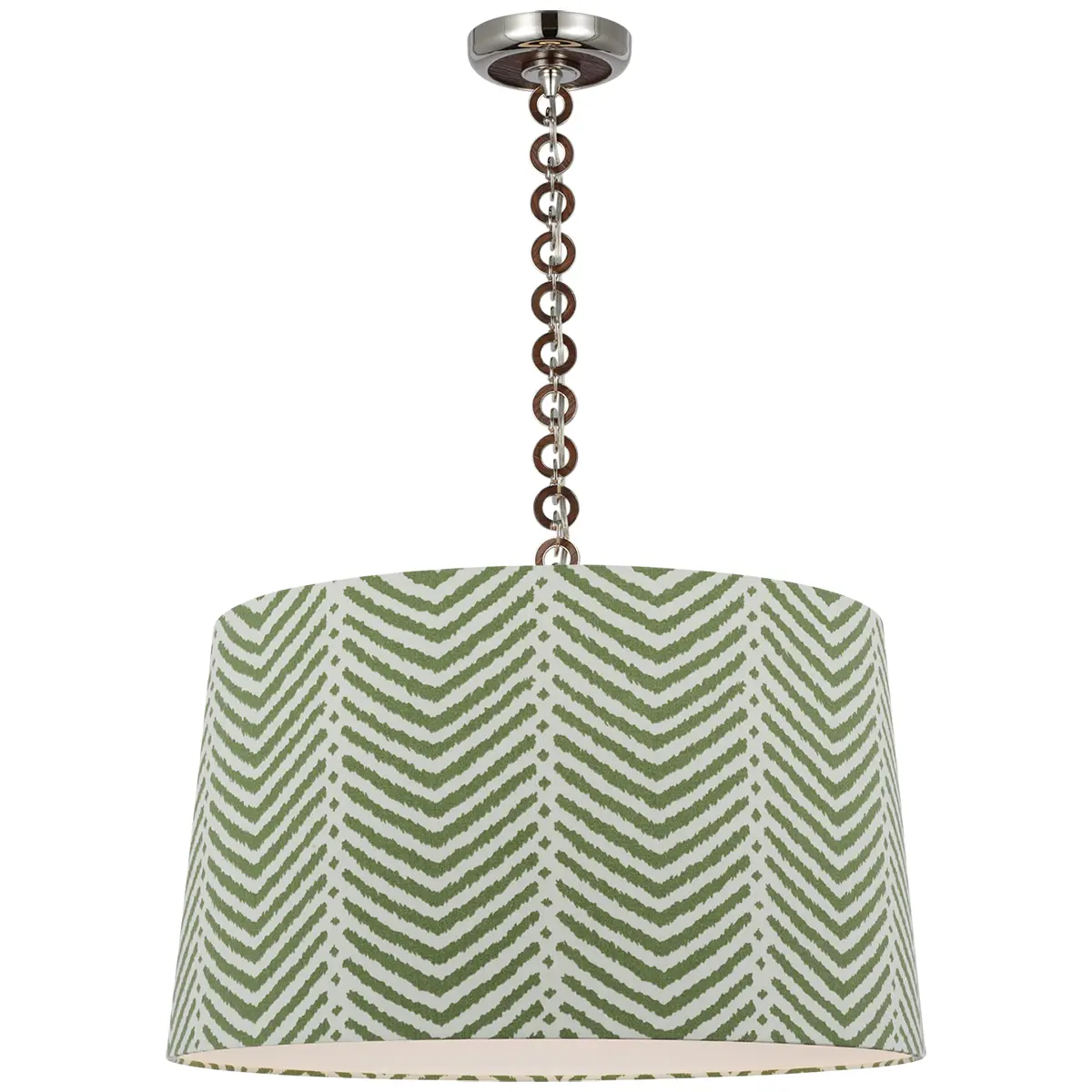 Evelyn Hanging Shade, La Jolla_ POLISHED NICKEL & NATURAL OAK