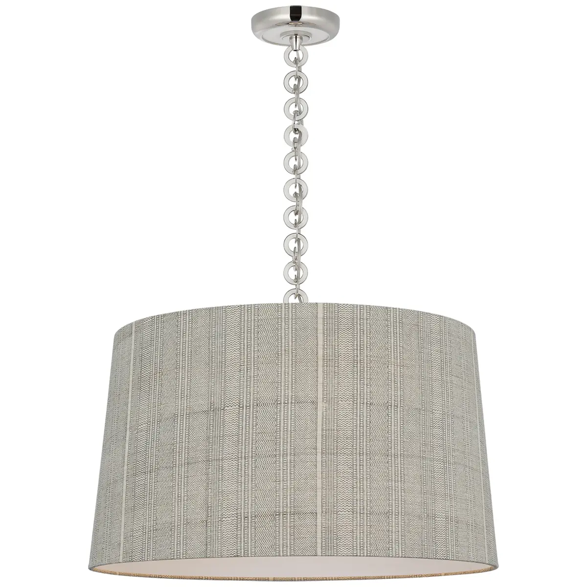 Evelyn Hanging Shade, Mohave_ POLISHED NICKEL & WHITE OAK