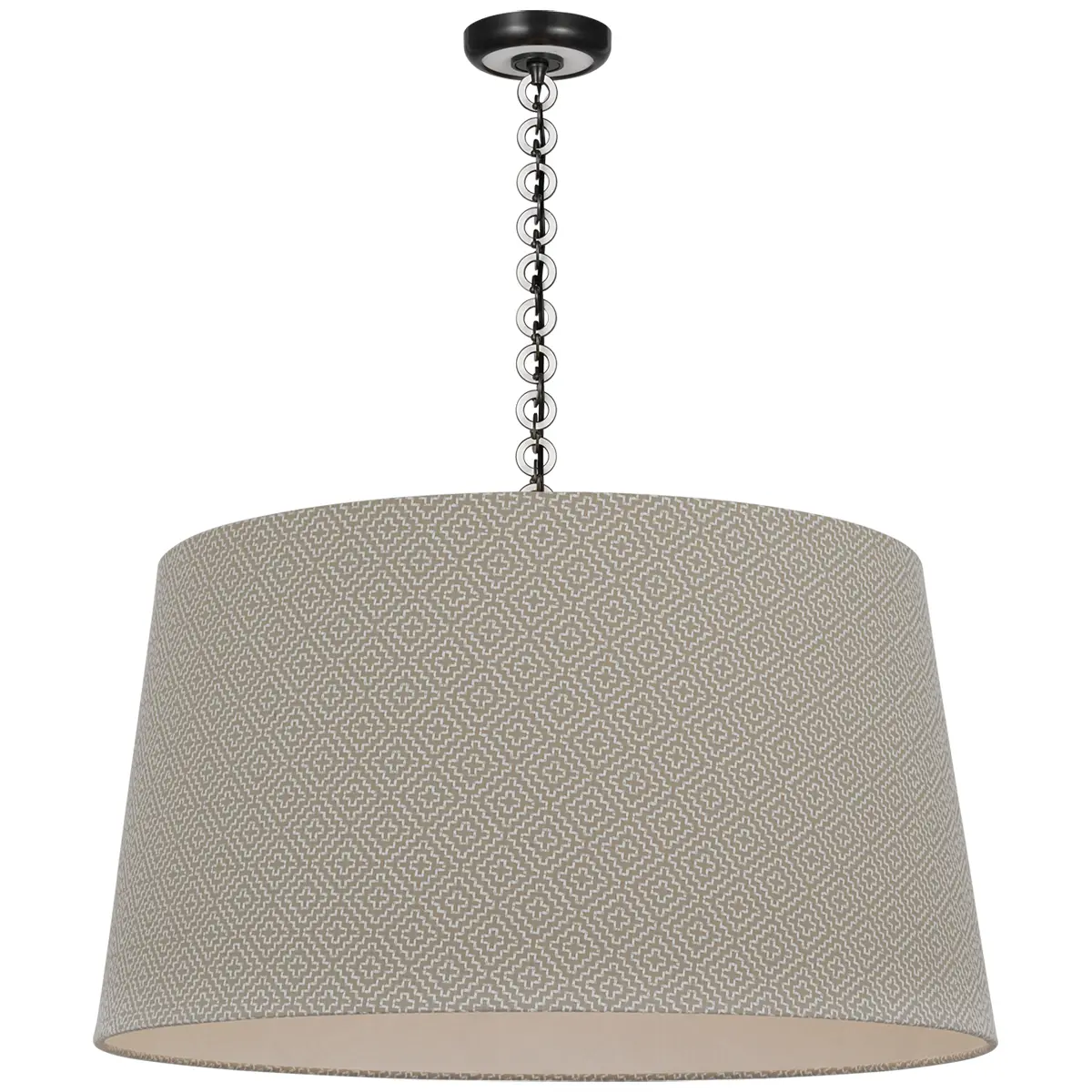 Evelyn Hanging Shade, Soho Weave_ BRONZE & WHITE OAK