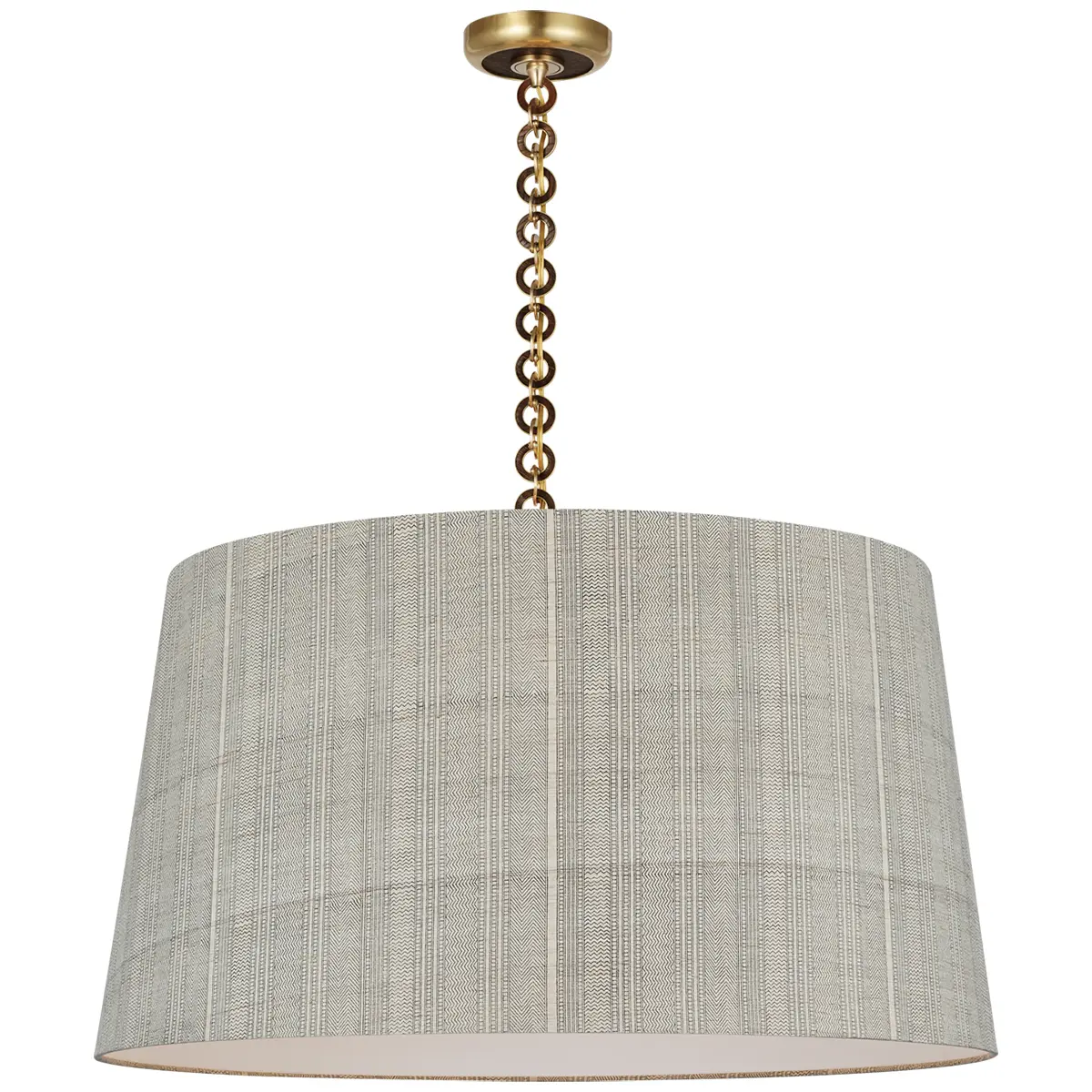 Evelyn Hanging Shade, Mohave_ ANTIQUE BRASS & NATURAL OAK