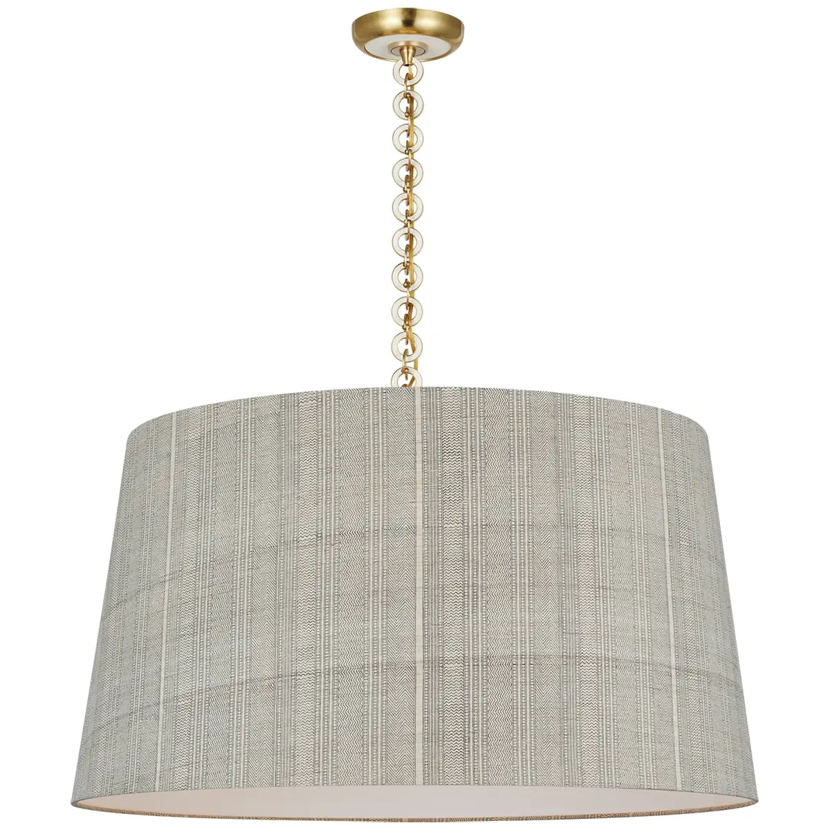Evelyn Hanging Shade, Mohave_ ANTIQUE BRASS & WHITE OAK
